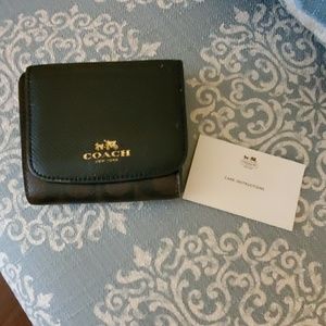 Ladies Trifold Coach Wallet
